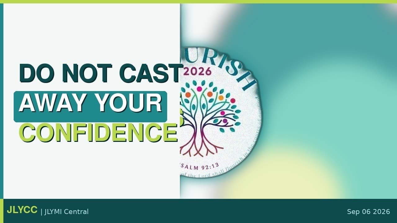 Do Not Cast Away Your Confidence